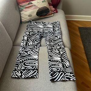 Nooworks kick flare in ripple print size L
